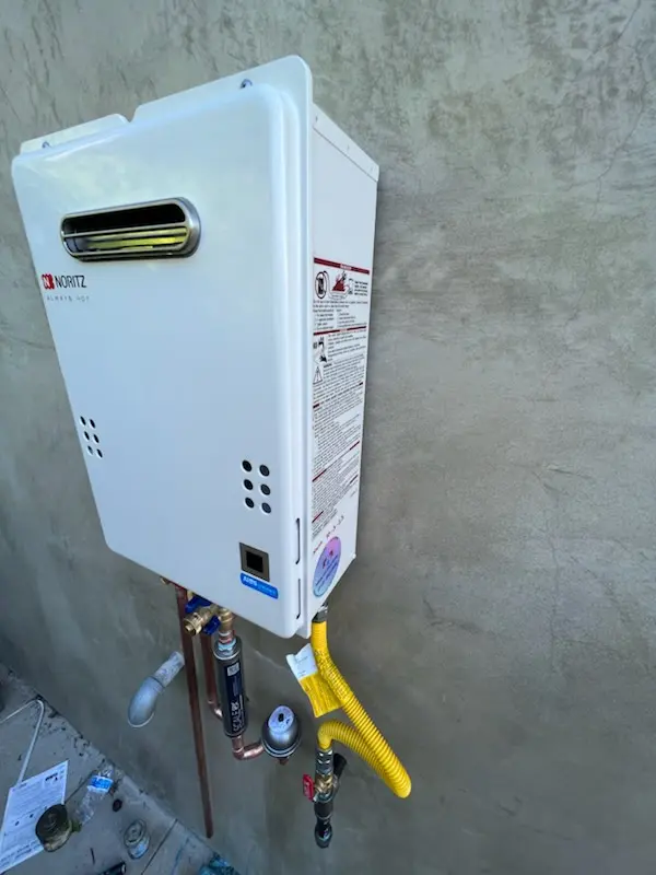 Tankless water heater installation for Saint Anna homes